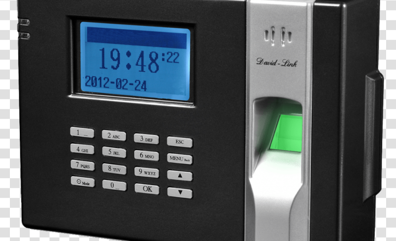 time-attendance-system-image-biometric-time-and-attendance-system-electronics-electrical-device-switch-microwave-transparent-png-572673